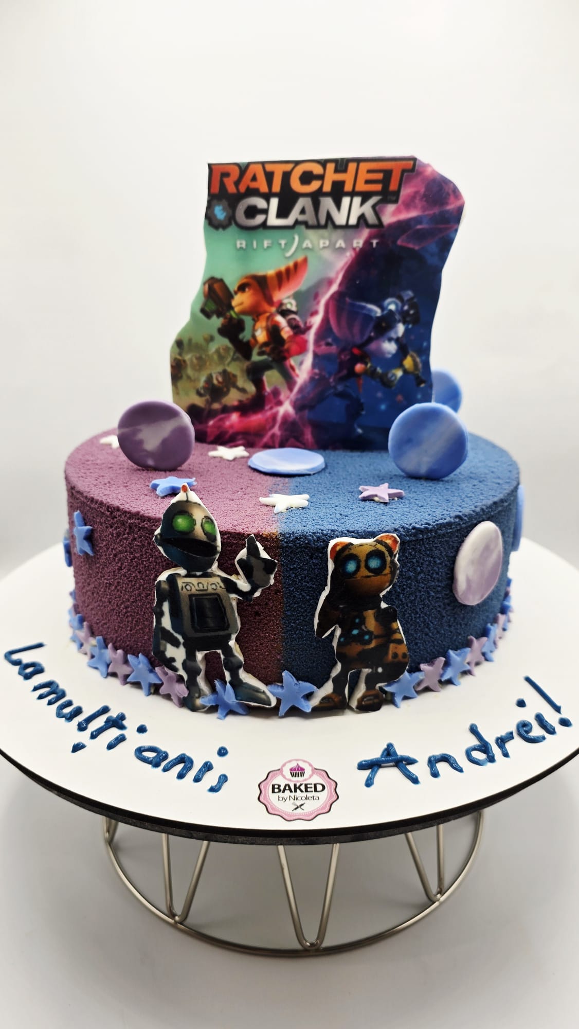 Bespoke custom celebration cake for Boys & Adventures handcrafted by Nicoleta
